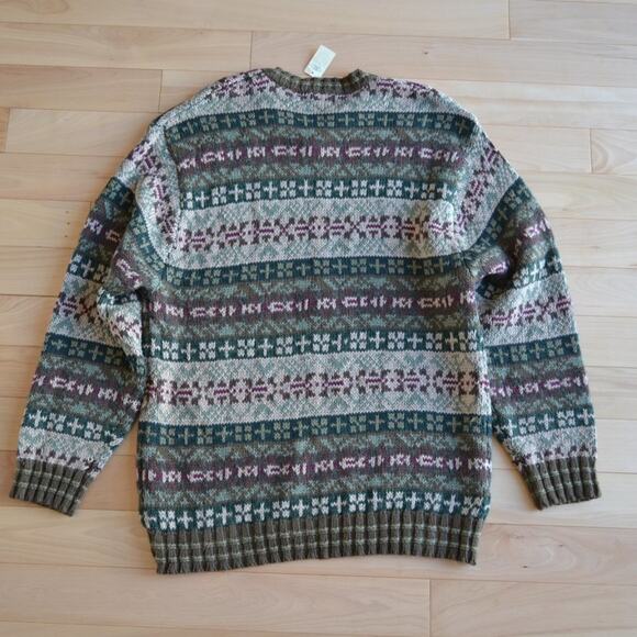 Vintage American Eagle Knit Sweater Winter Holiday Christmas - Picture 5 of 5